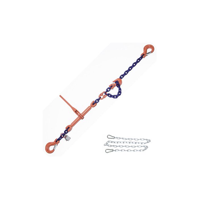 Arrimage chaîne d’après DIN EN 12195-3 Avec tendeur à cliquet, crochets en  Grade 80