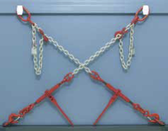 Arrimages pour benne et conteneur Grade 80 Type X