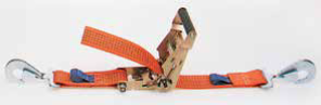 Sangles en largeur 50 mm, type HS, DIN EN 12195-2, crochets à linguet